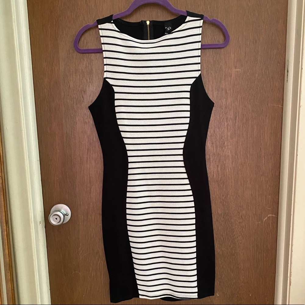Black and white dress